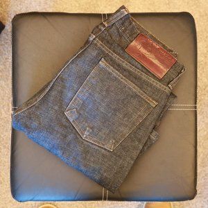 Naked & Famous denim: Red Gradient core selvedge 32x30